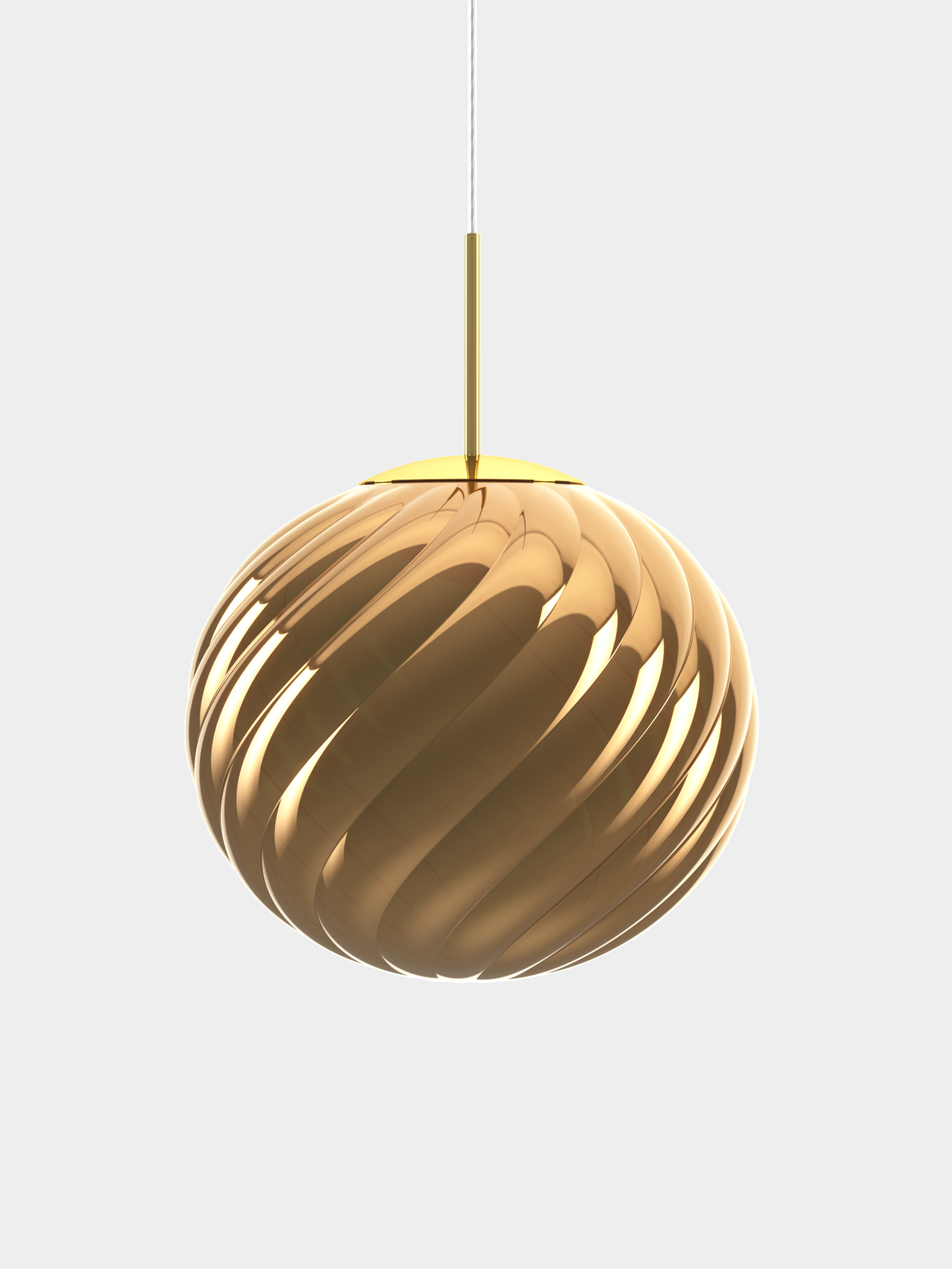 Whirl Pendant 45cm Gold LED CB-CCC LED / Large / Gold