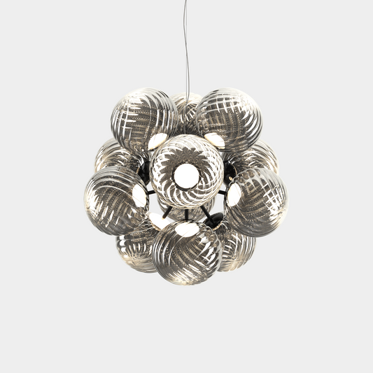 Whirl Burst Chandelier Silver LED CB (EU WHC03CH-CEUM4)