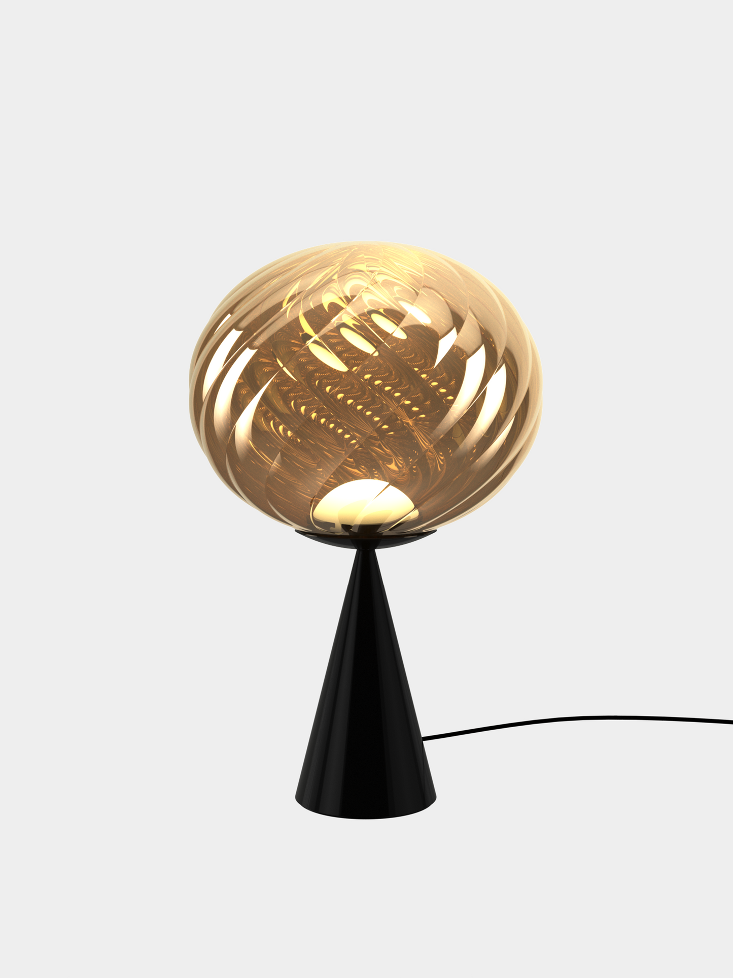 Whirl Cone Fat Table Gold/Black LED UN (EU WHS01GO-TUN01M2)