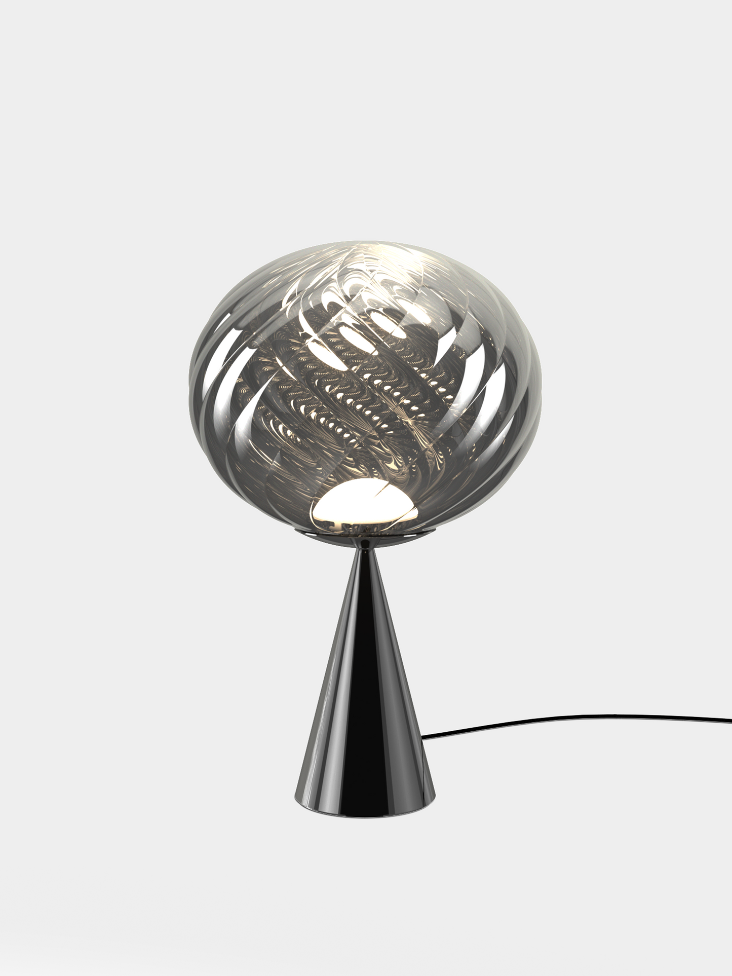 Whirl Cone Fat Table Silver/Silver LED UN (EU WHS01CH-TUN02M2)