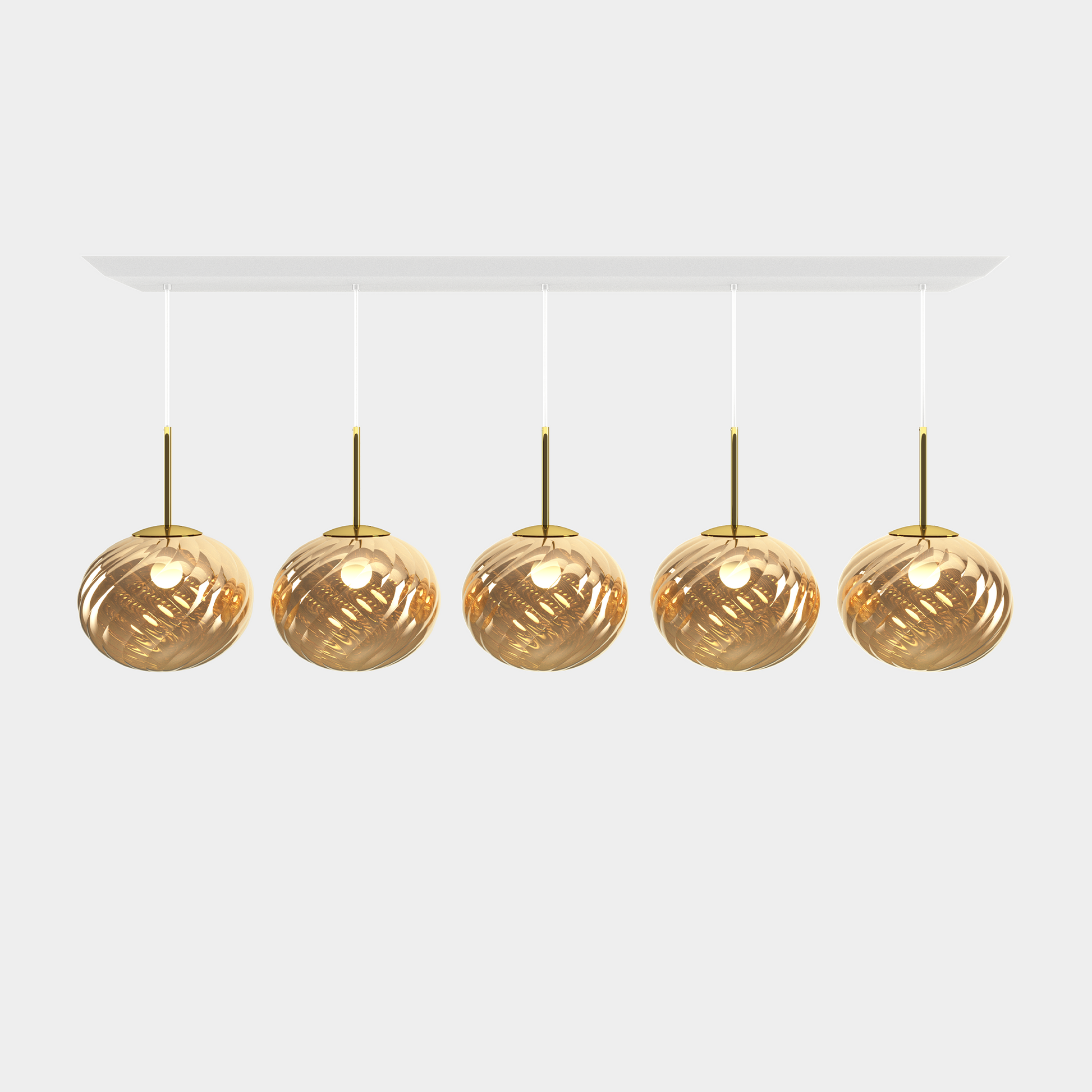 Whirl Pendant System 30cm Linear Gold EU (EU WHPS02GO-PEUM6)