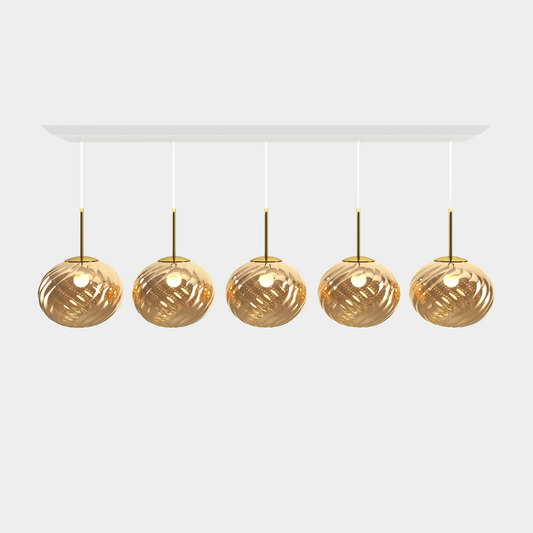 Whirl Pendant System 30cm Linear Gold EU (EU WHPS02GO-PEUM6)