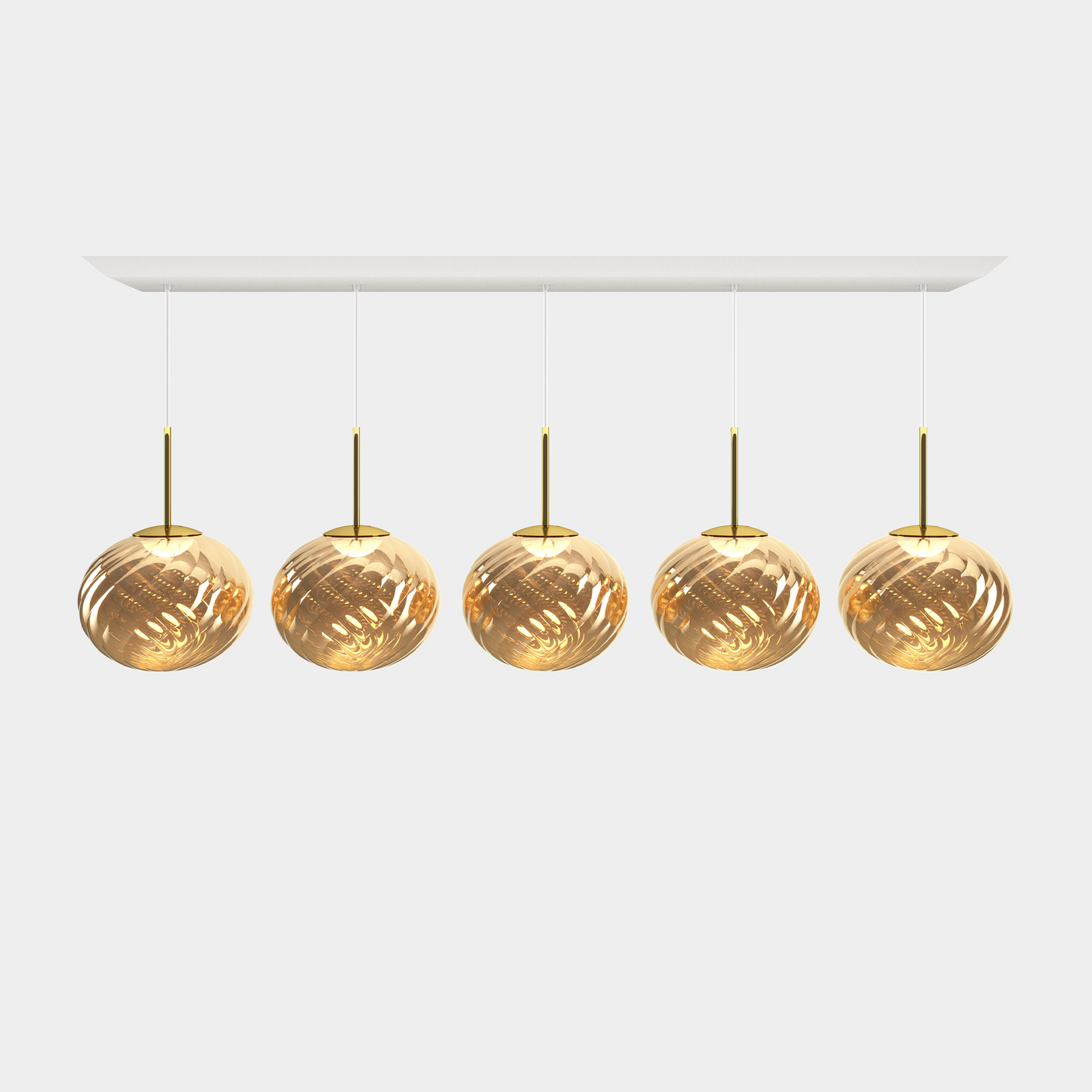 Whirl Pendant System 30cm Linear Gold LED (EU WLPS02GO-PEUM5)