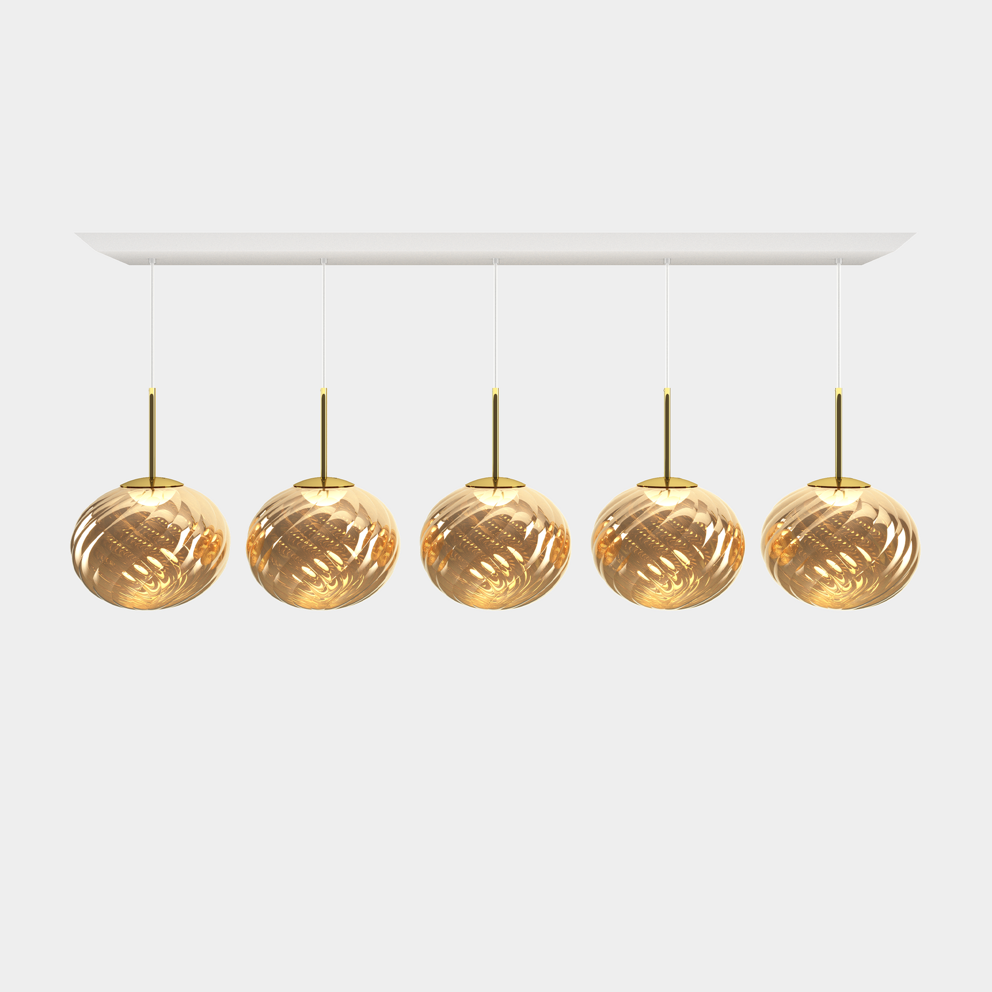 Whirl Pendant System 30cm Linear Gold LED (EU WLPS02GO-PEUM5)
