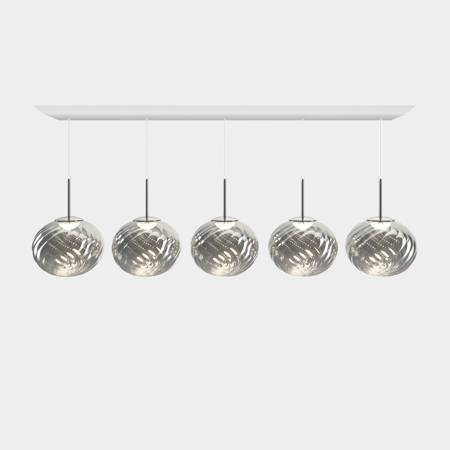 Whirl Pendant System 30cm Linear Silver LED (EU WLPS02CH-PEUM5)