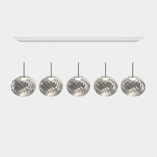 Whirl Pendant System 30cm Linear Silver LED (EU WLPS02CH-PEUM5)