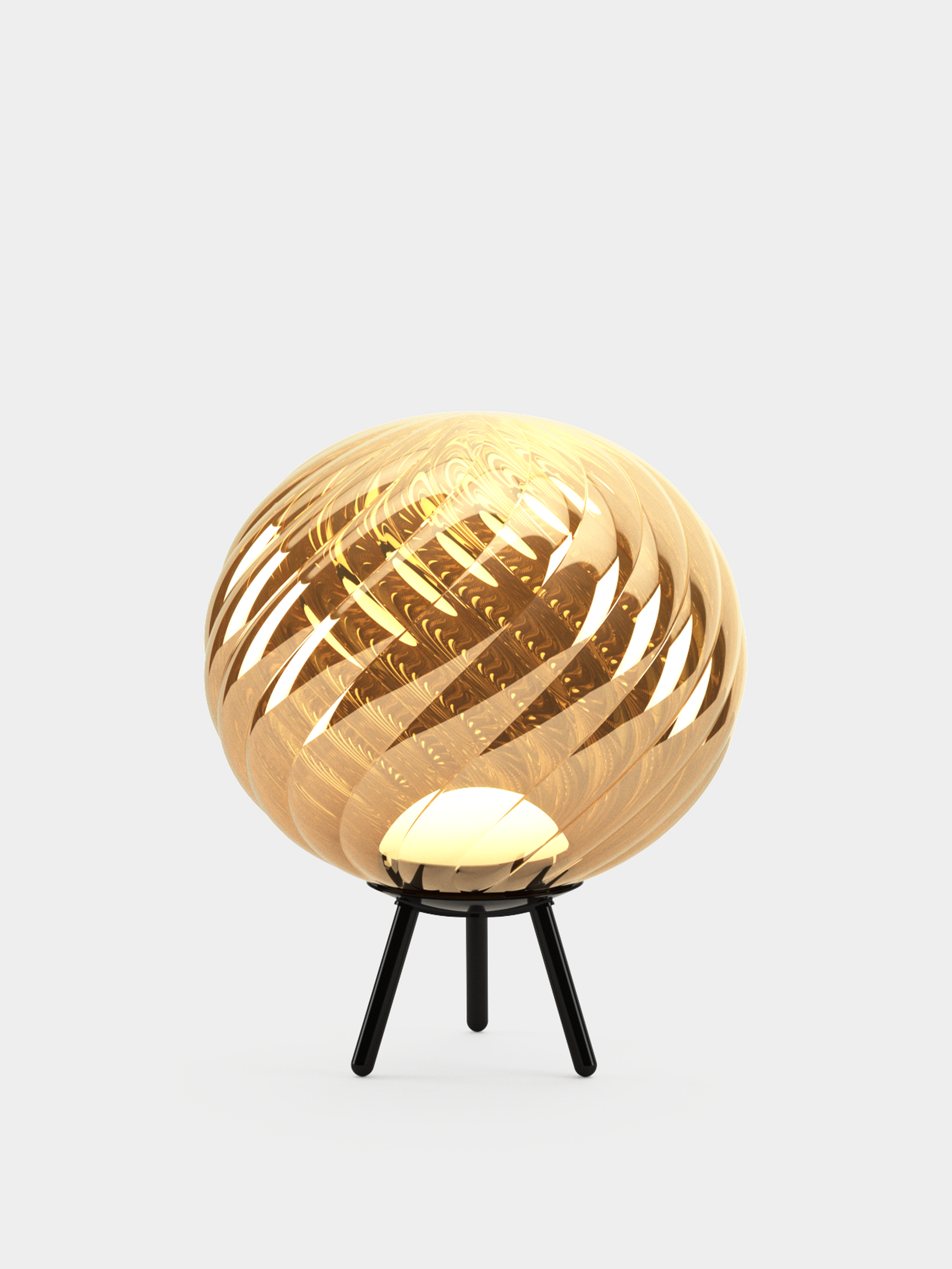 Whirl Portable Floor/Hanging Gold Black LED UN (EU WHSP01GO-PHUN01M1)