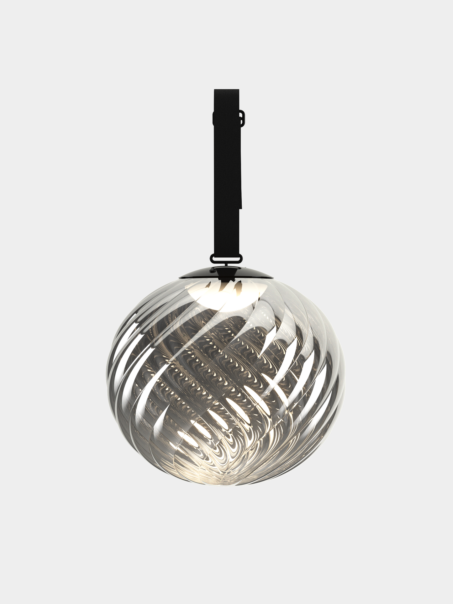 Whirl Portable Floor/Hanging Silver Black LED UN (EU WHSP01CH-PHUN01M1)